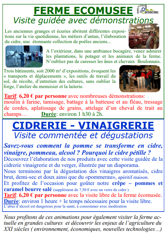 2024 visites groupes
