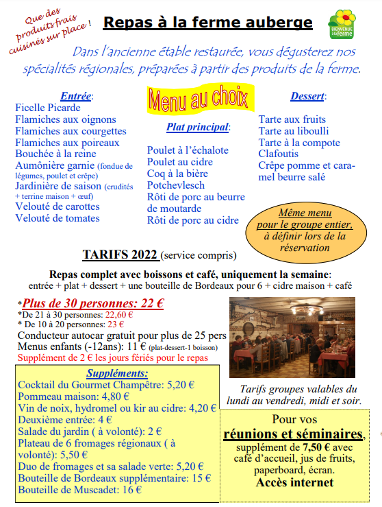 Capture repas groupes 2022