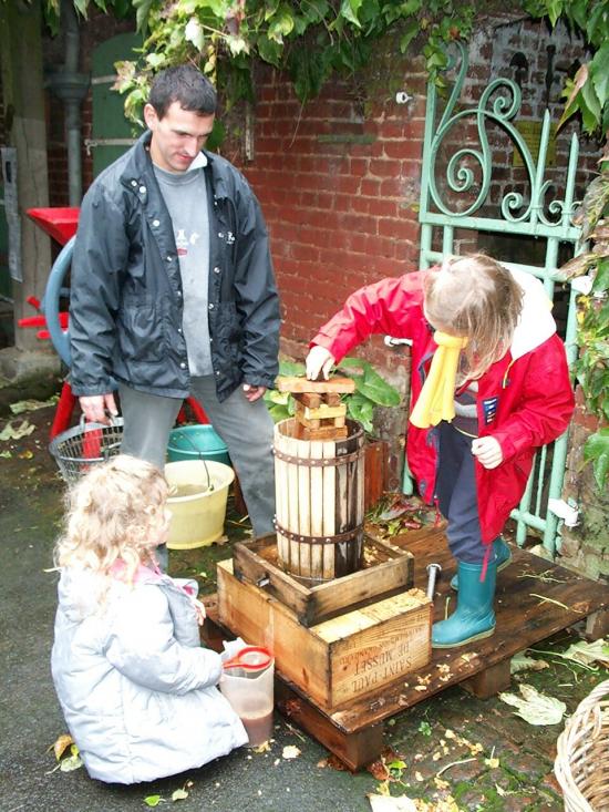 Pressurage des pommes